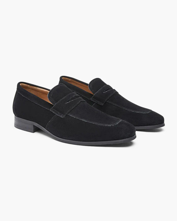 Monarch Suede Penny Loafers