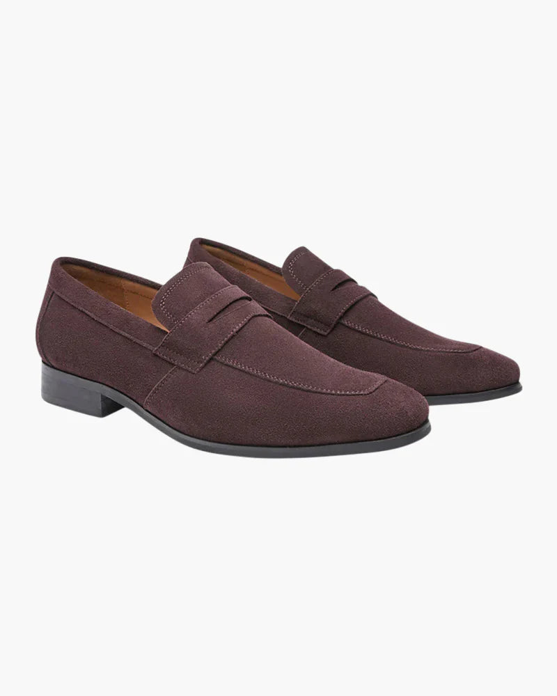 Monarch Suede Penny Loafers