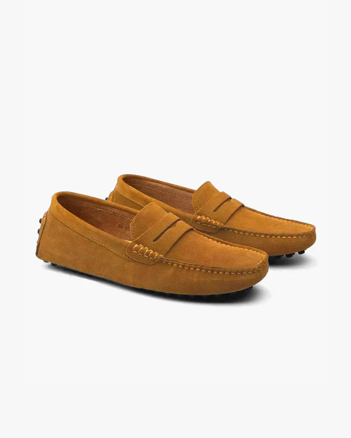 Monarch Suede Driver Loafers