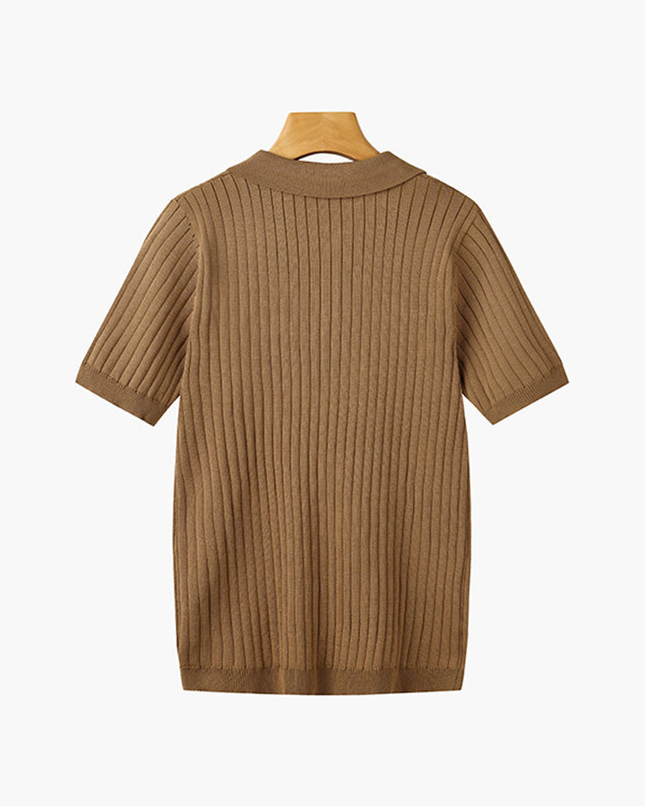 Monarch Knitted Polo Shirt