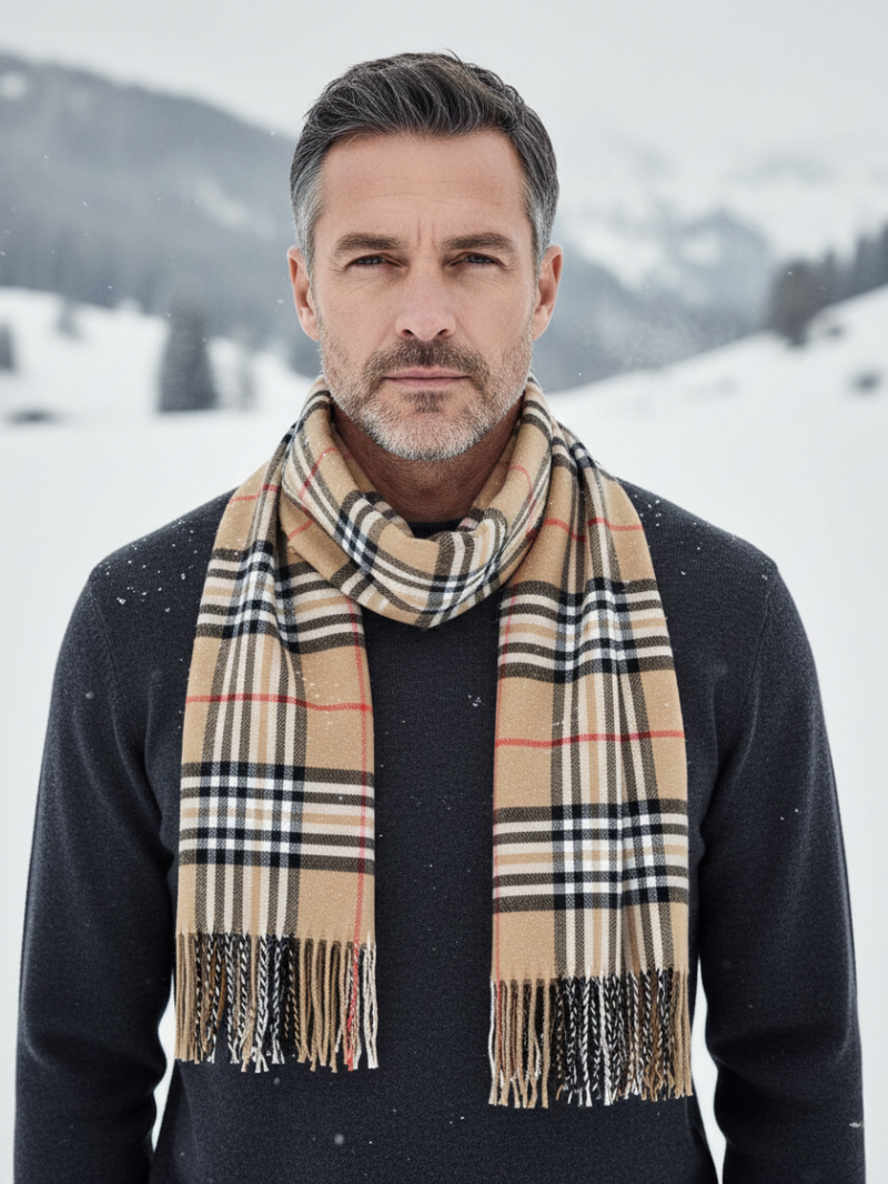 Heirloom Check Scarf