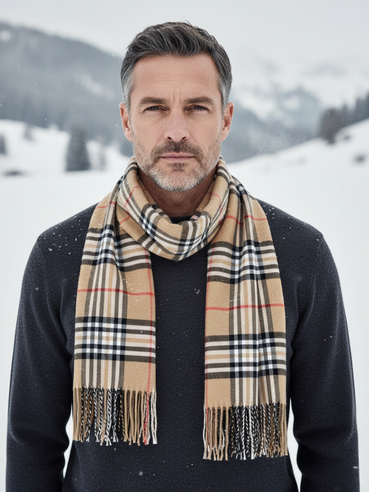 Heirloom Check Scarf