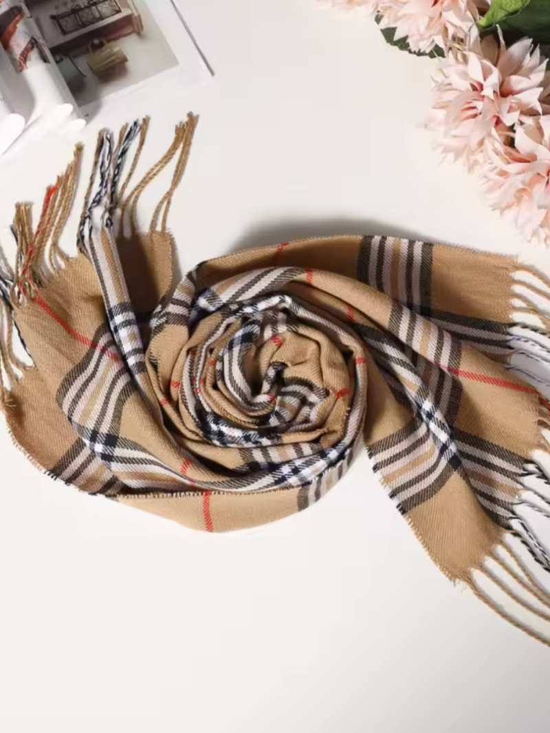 Heirloom Check Scarf