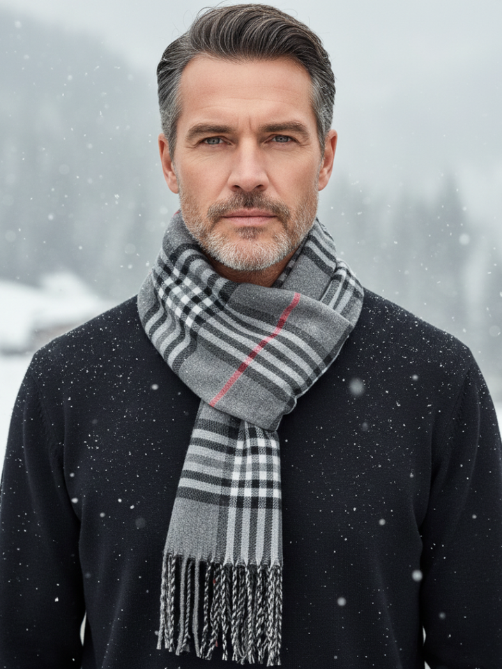 Heirloom Check Scarf