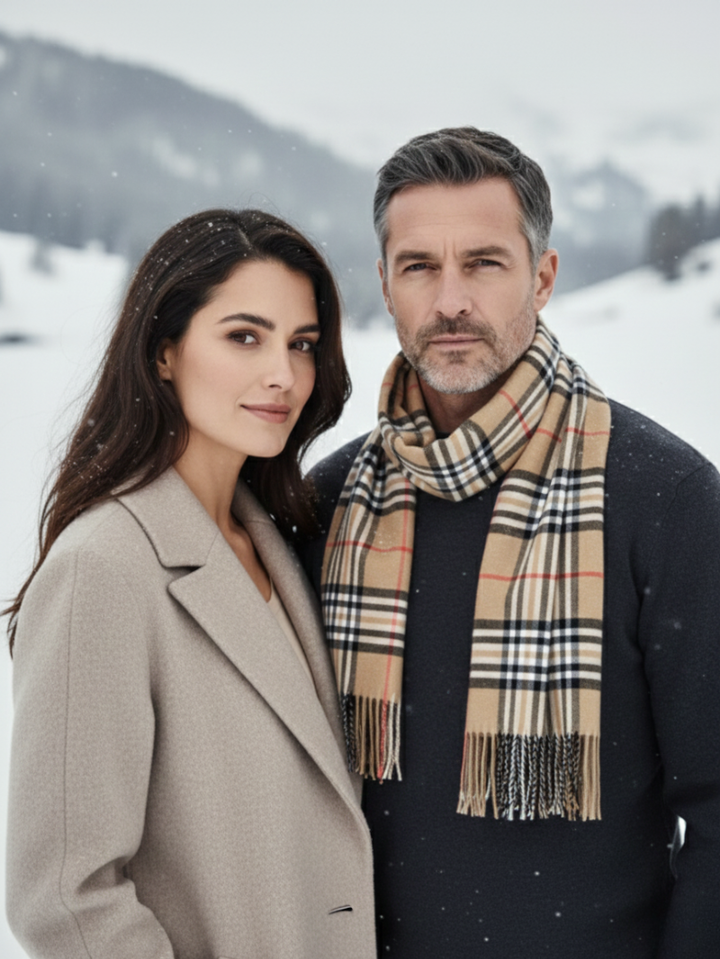 Heirloom Check Scarf