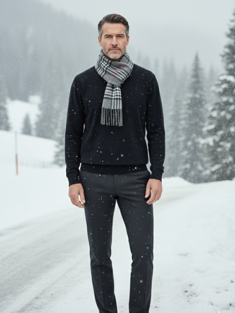 Heirloom Check Scarf