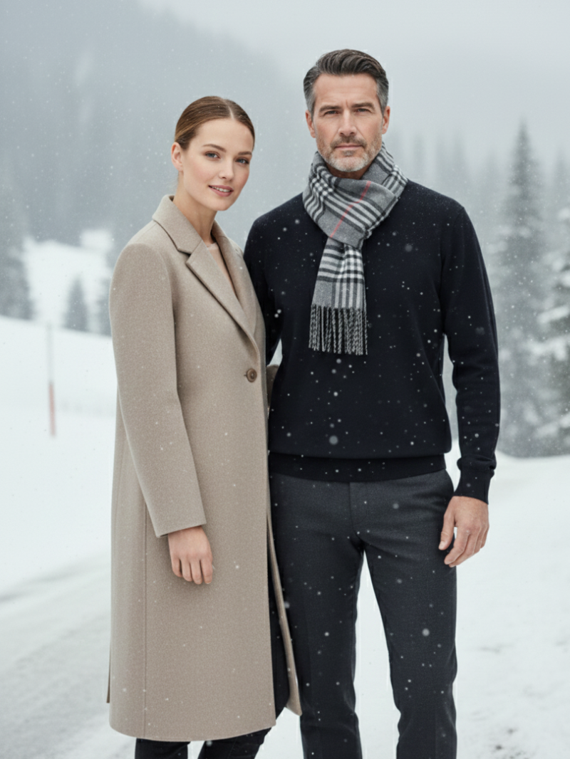 Heirloom Check Scarf