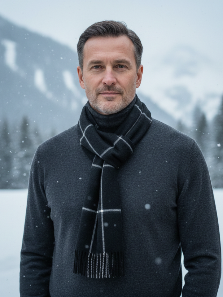 Heirloom Check Scarf