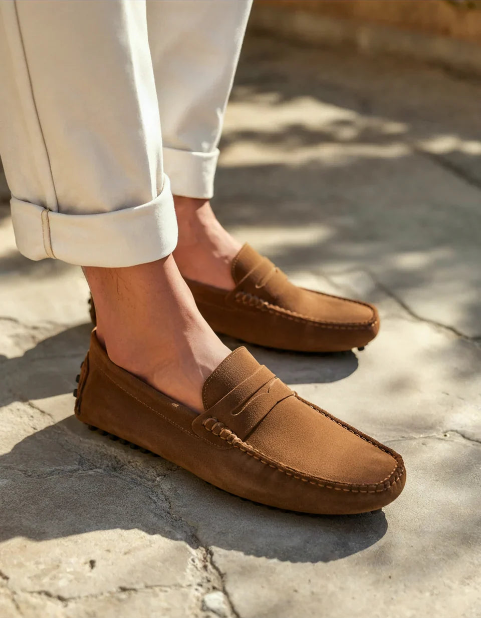 Monarch Suede Driver Loafers