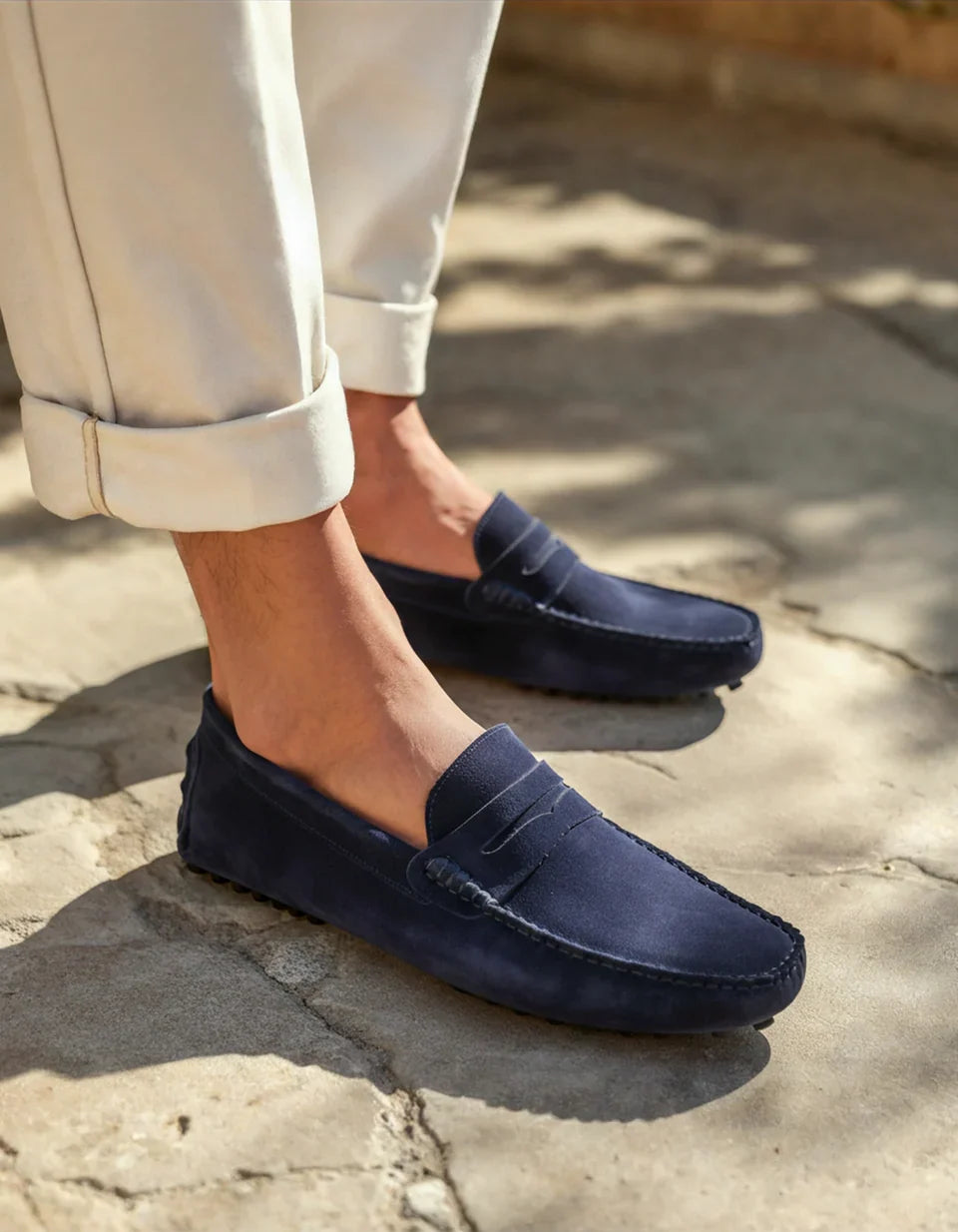 Monarch Suede Driver Loafers